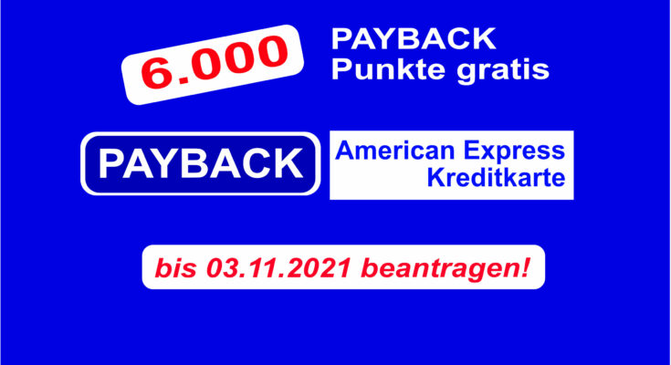 PAYBACK Amex Angebot 03.11.2021